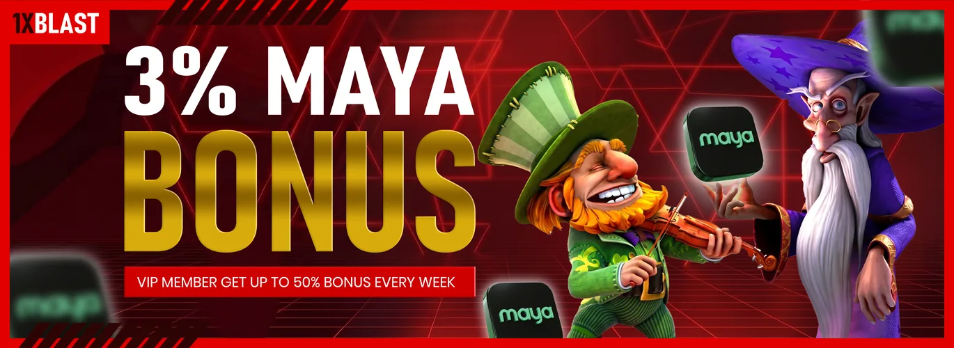 3% back on every Maya deposit