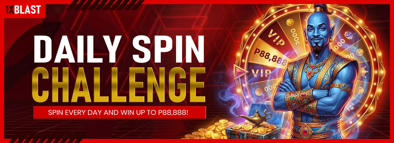 Spin daily to win up to ₱88,888